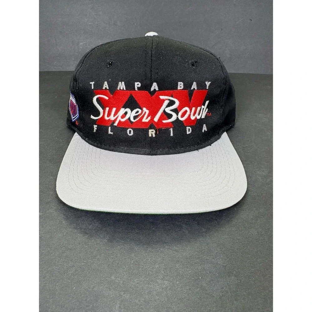 Vintage 1991 Super Bowl XXV Sports Specialties The Twill Snapback Hat NFL